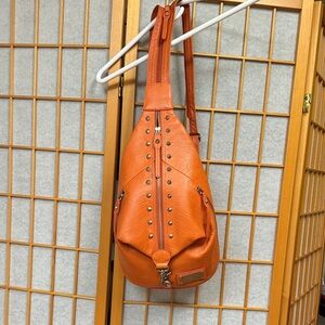 Harley-Davidson Orange Studded Backpack